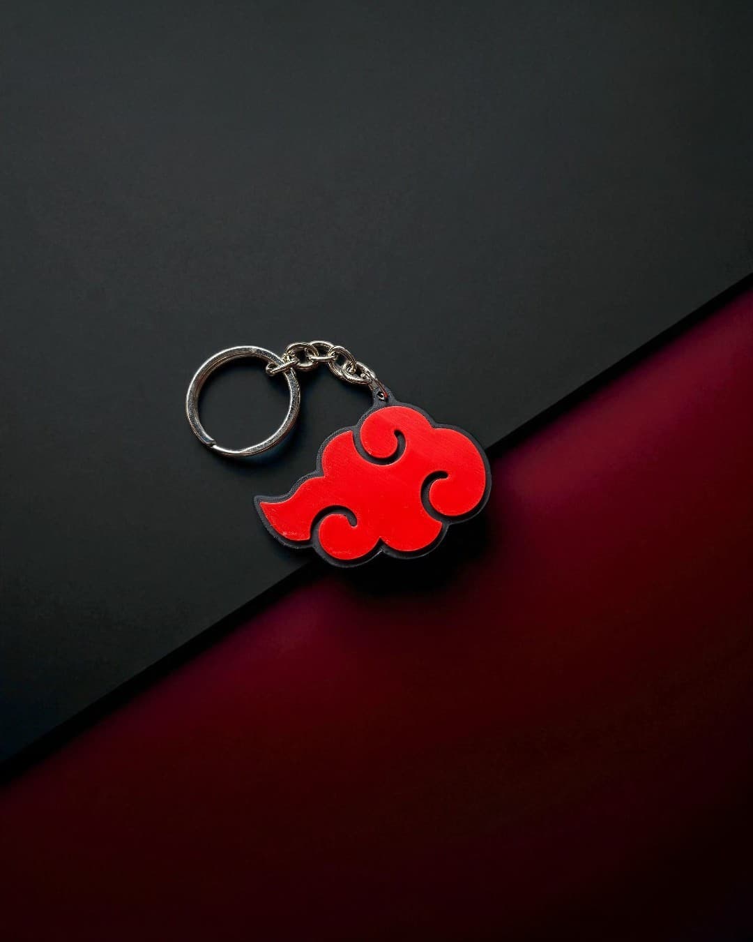 Akatsuki Cloud Keychain - Anime Keyring